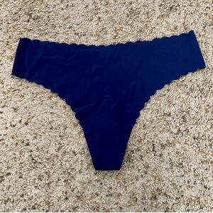 Victoria's Secret Navy Blue Seamless Thong